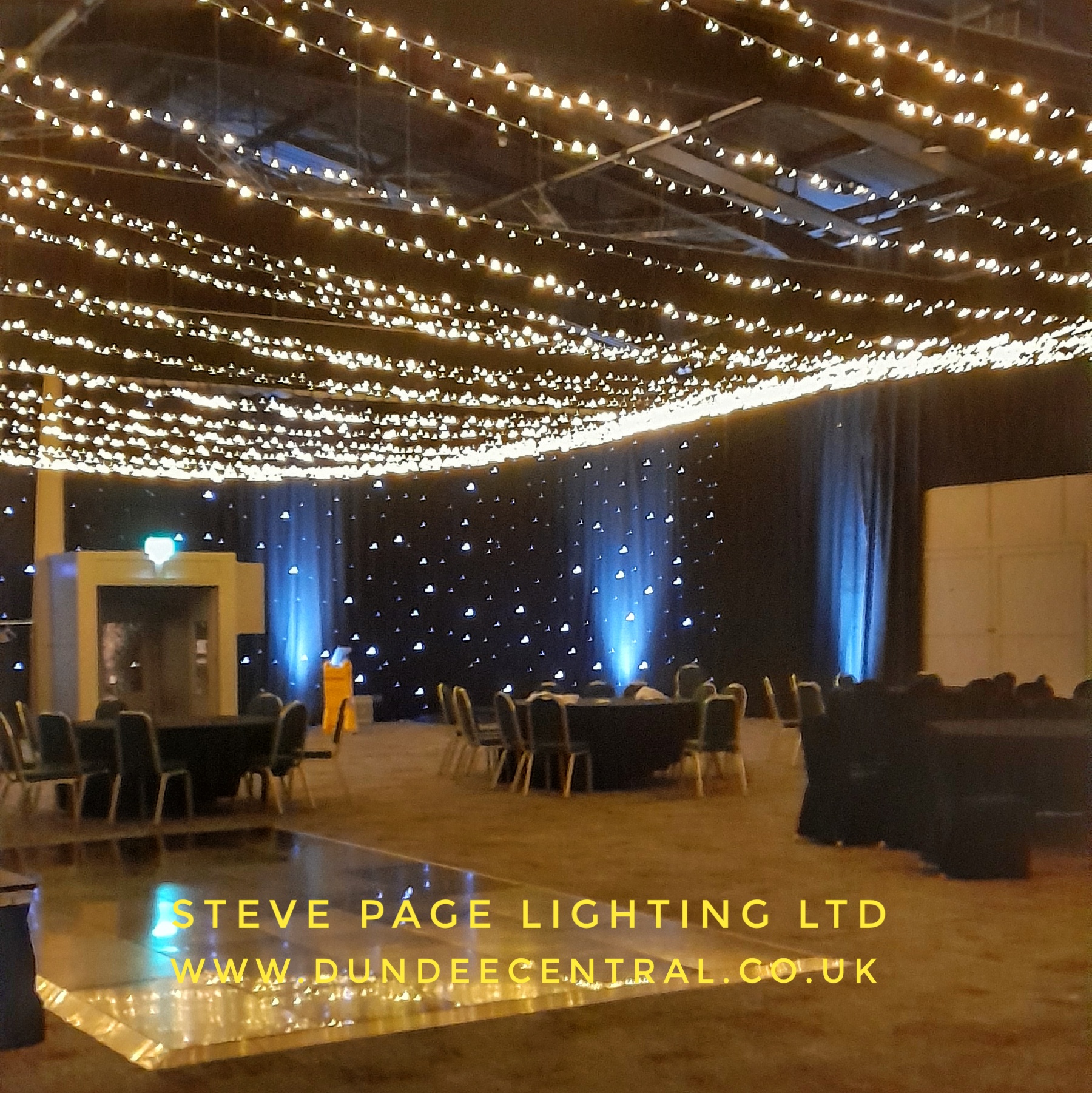 crieff wedding lighting hire